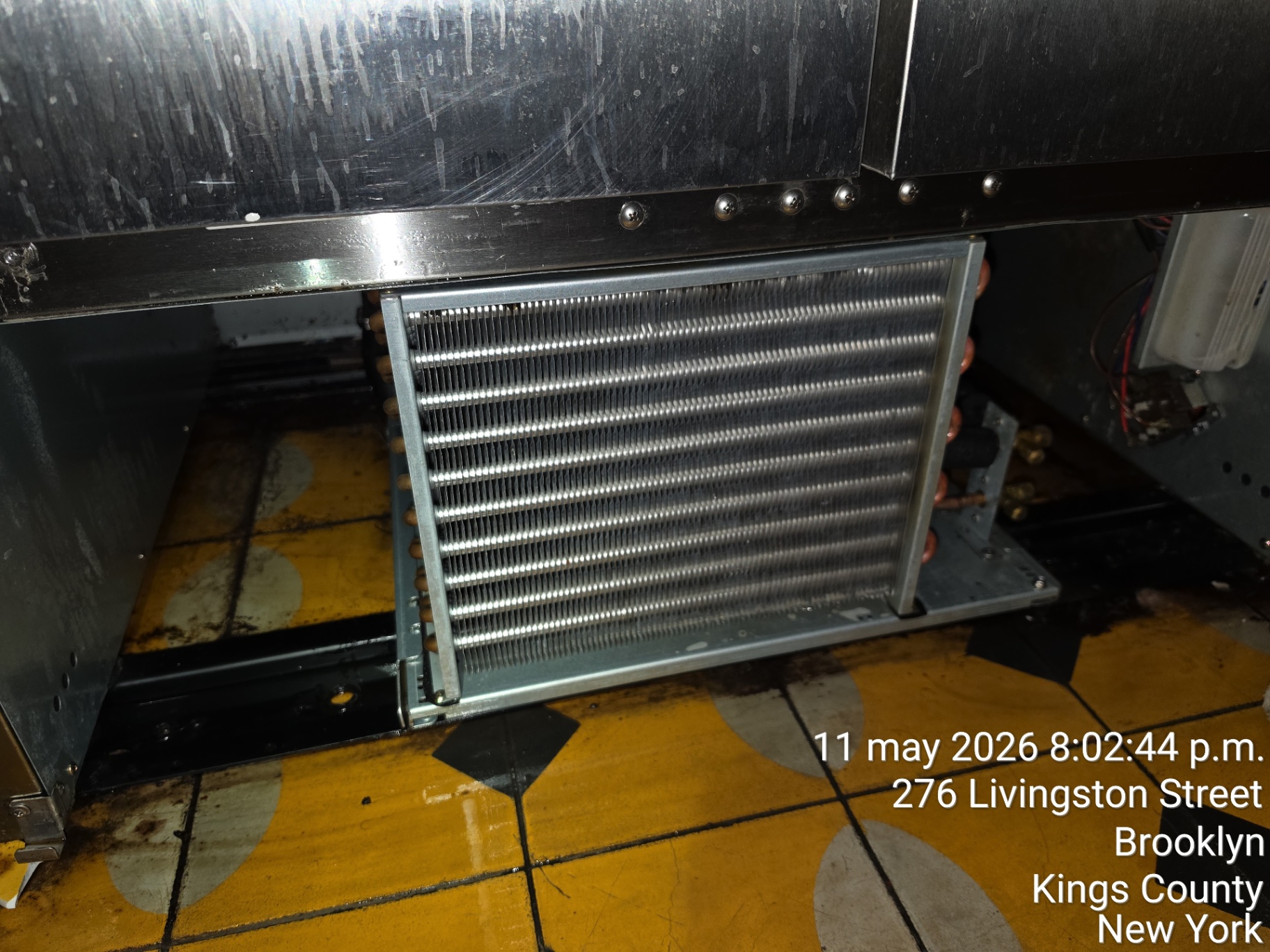 Brooklyn walk-in cooler evaporator — after