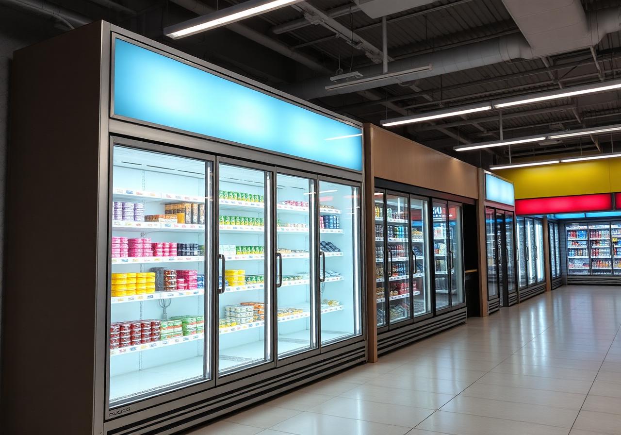 Display case refrigeration