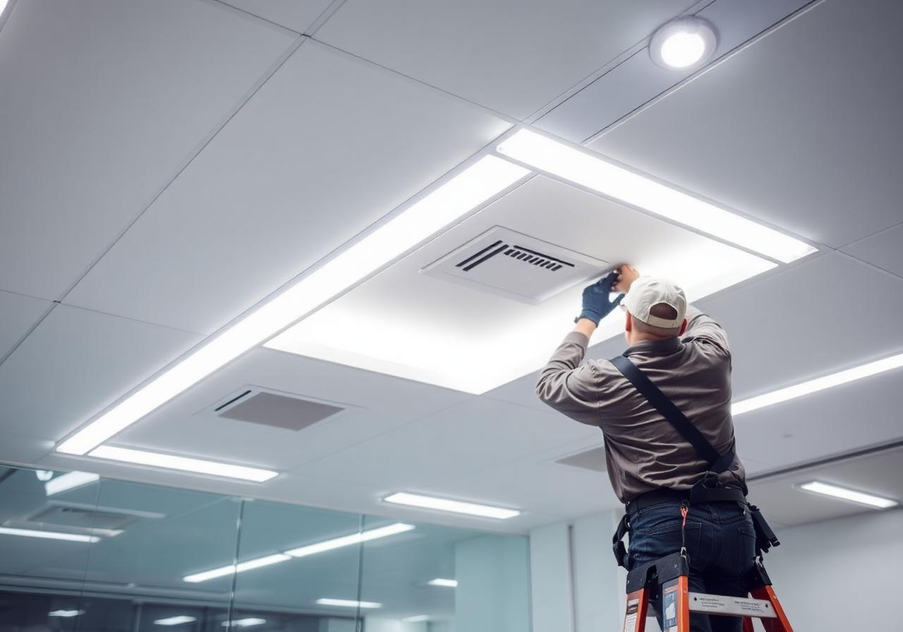 Commercial lighting retrofit