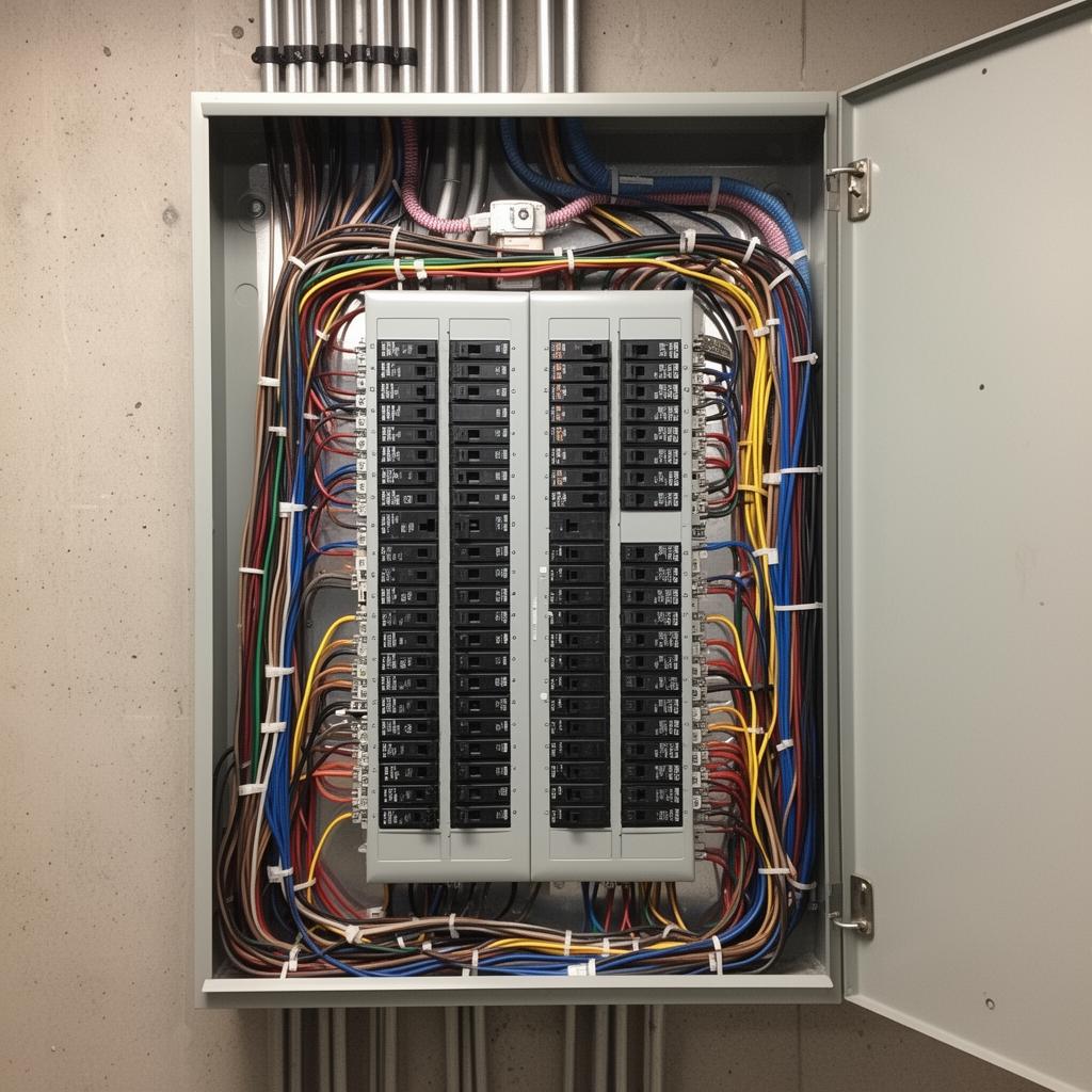 Electrical panel upgrade — commercial
